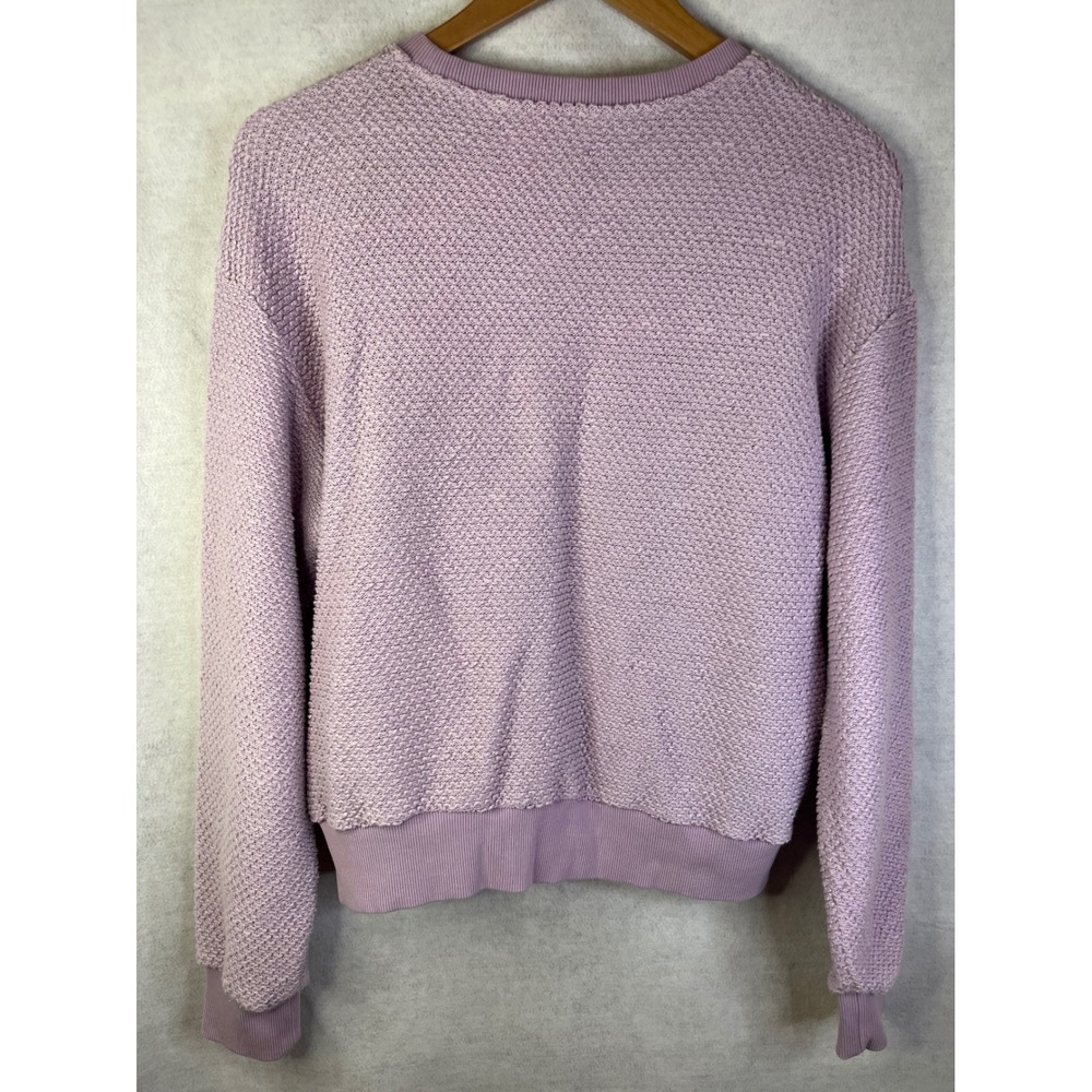 Marine Layer Birdseye Sweatshirt in Lavender M - Picture 3 of 8